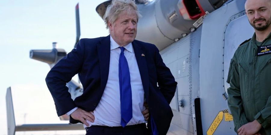 Boris Johnson zu Besuch bei der Royal Navy