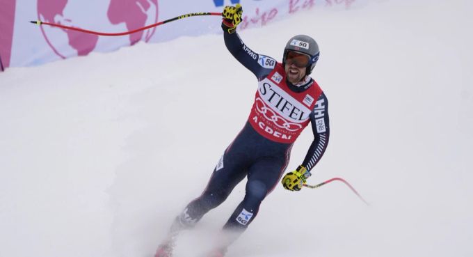Aleksander Kilde gewinnt die Abfahrt in Aspen und damit die kleine Kristallkugel. Aleksander Kilde