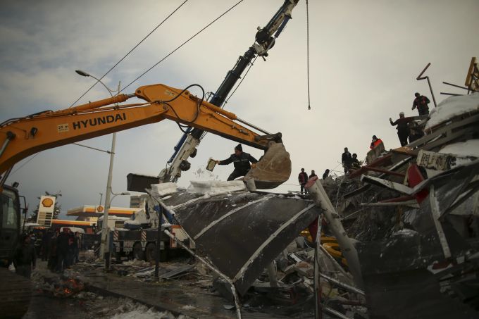 Bergungsarbeiten nach den Erdbeben in der Türkei. Türkei Erdbeben