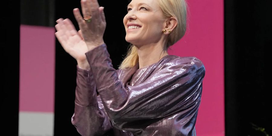 dpatopbilder - Schauspielerin Cate Blanchett auf der Berlinale. Foto: Soeren Stache/dpa