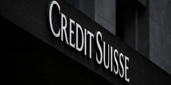 Das Credit-Suisse-Logo in Genf. credit suisse