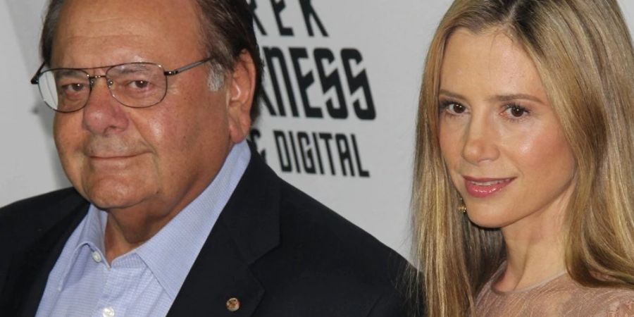 Mira Sorvino mit ihrem Vater Paul im Jahr 2013.