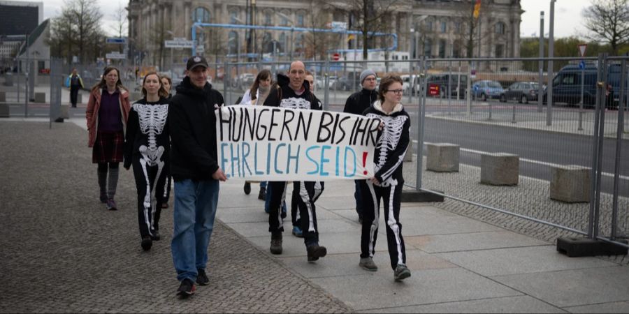 klimaaktivist hungerstreik berlin