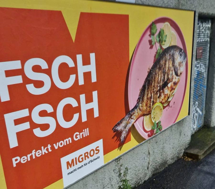 Nun lanciert Migros die «Fsch Fsch»-Werbung.