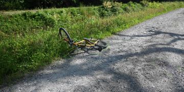 Selbstunfall mit Velo.