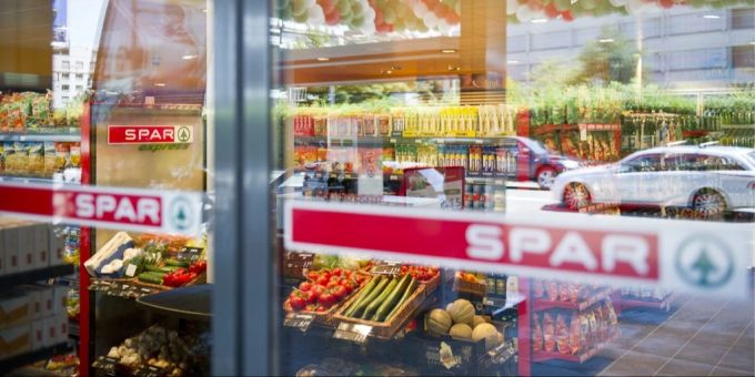 Eine Spar-Filiale. (Symbolbild) rückruf spar