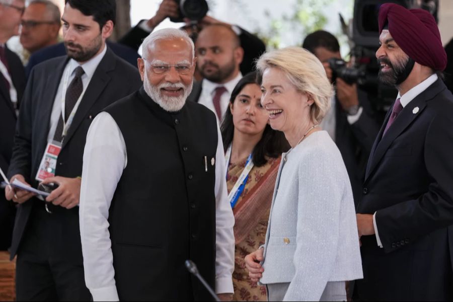 Narendra Modi G7 Leyen