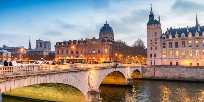 Paris, abend