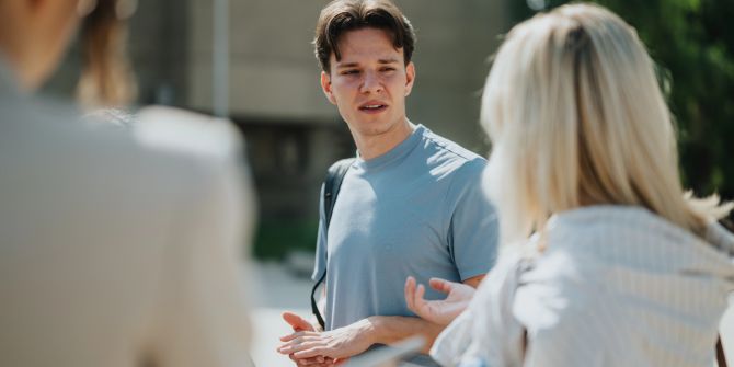 Mann, Frau, Gespräch