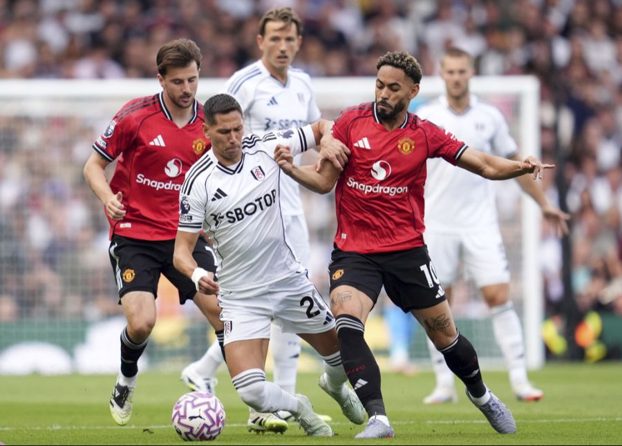 Manchester United spielt gegen Fulham nur 1:1 unentschieden.