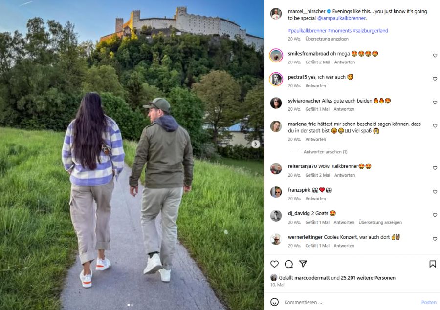 Mittlerweile ist Marcel Hirscher wieder vergeben: Hier besucht er mit Freundin Lucy ein Konzert in Salzburg.