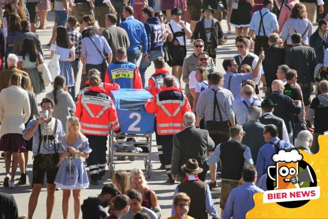 Wiesn Oktoberfest Besucher Sanitäter
