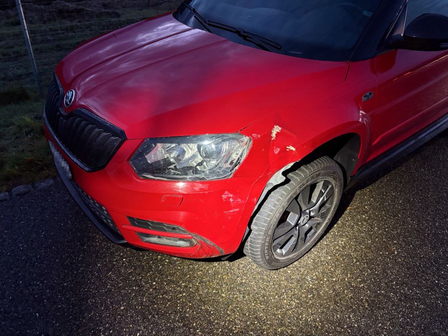 Beim Unfall entstand Sachschaden.
