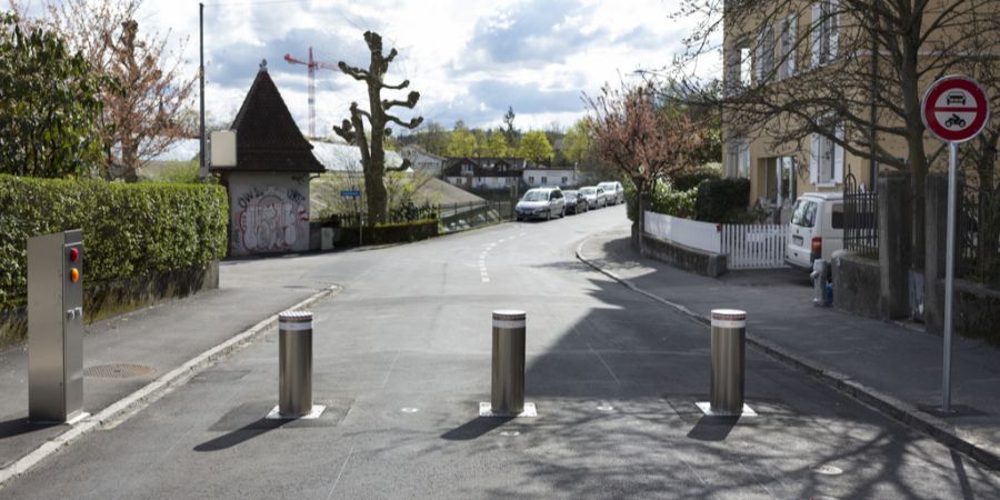Absenkbare Poller in Bern