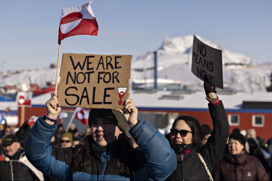 Grönland US Protest