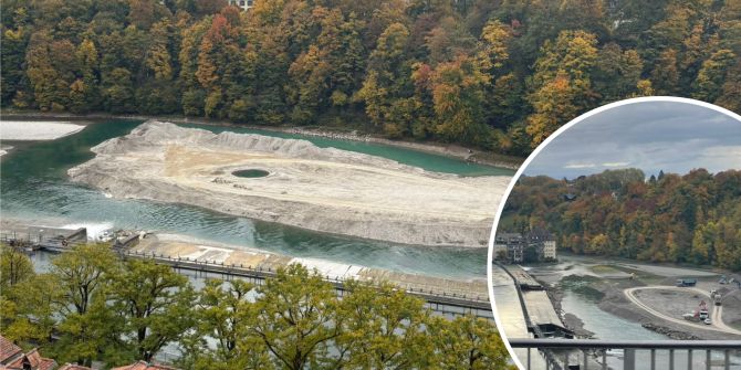 Aare Kies-Insel