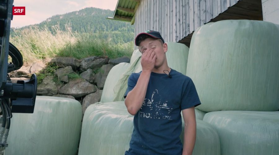 Die Ausbildung ist anstrengend, Mario ist erschöpft.