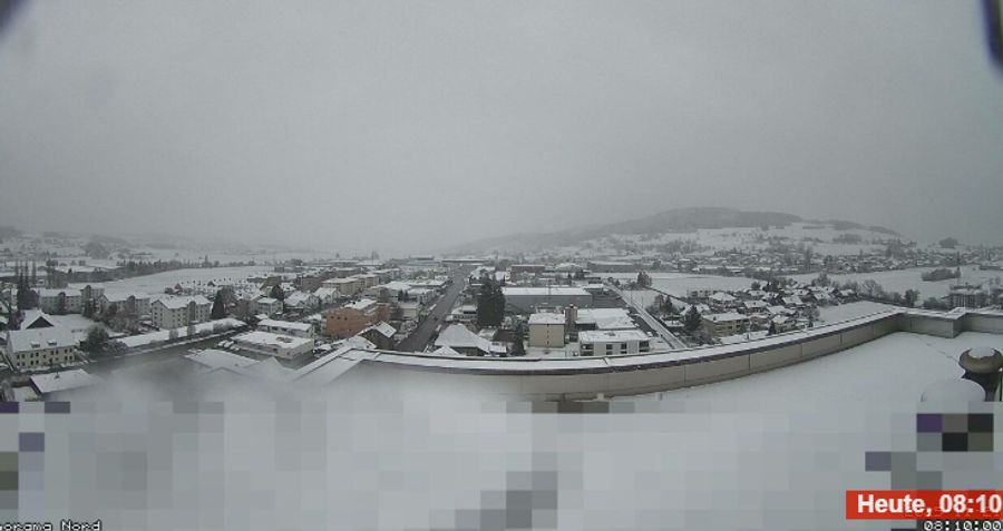 Reinach AG ist heute morgen auch weiss.