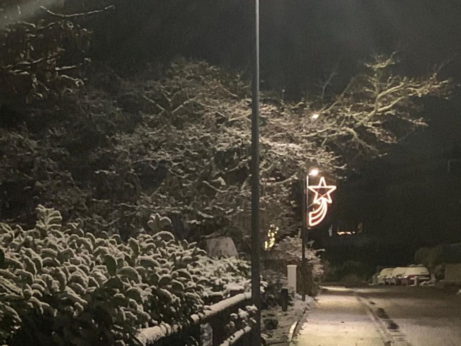 Weisses Erwachen in Herrliberg ZH.