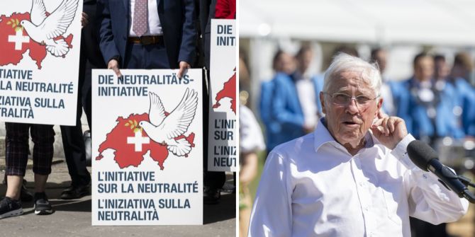 Neutralitäts-Initiative Christoph Blocher