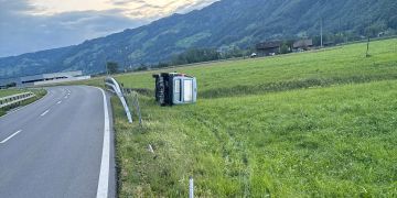 Selbstunfall in Bilten