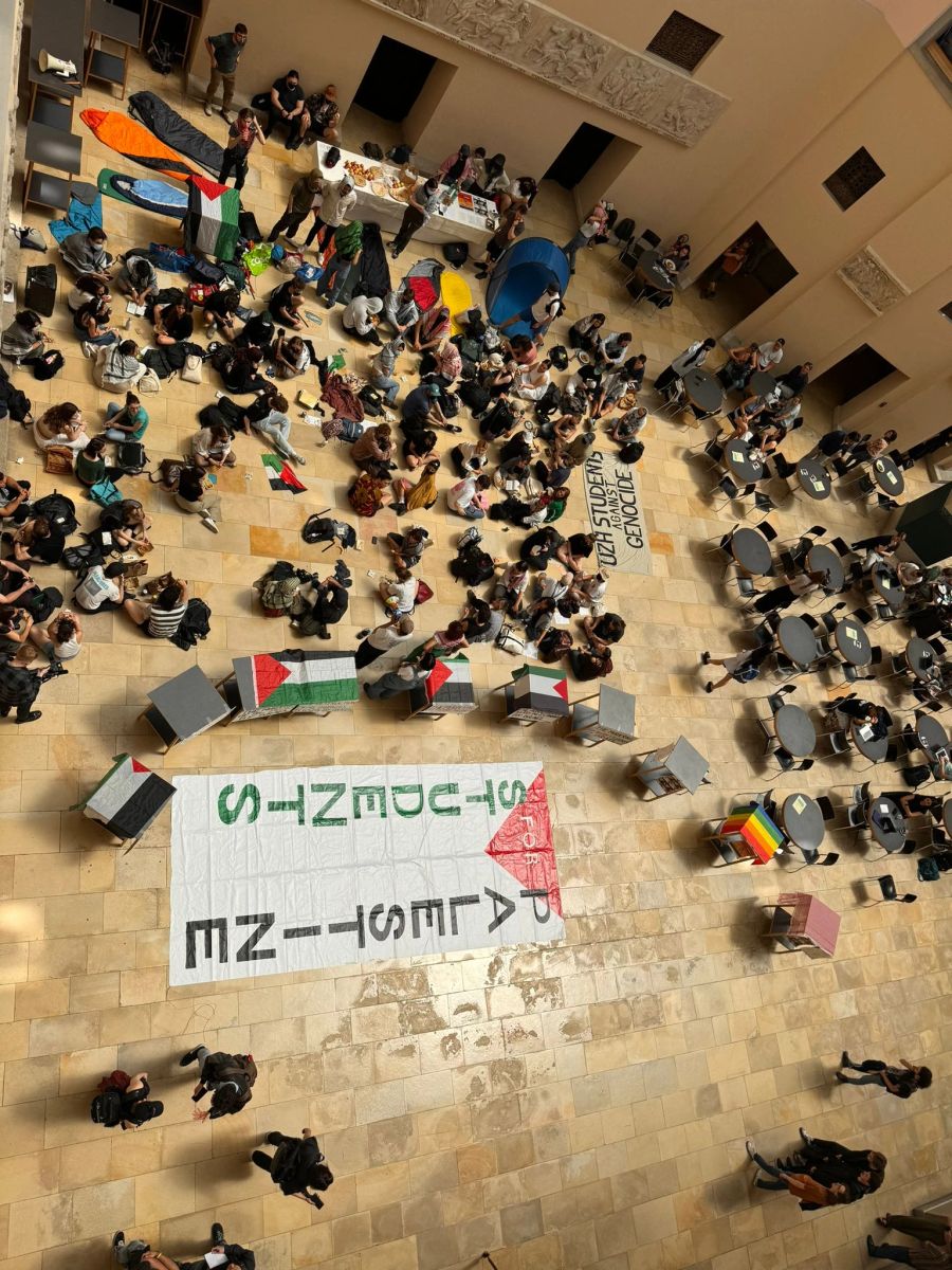 Pro-Palästina-Demo an der Uni Zürich.