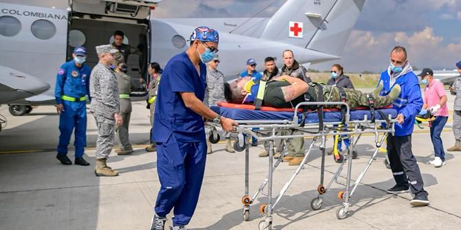 Kolumbien Militärflugzeug