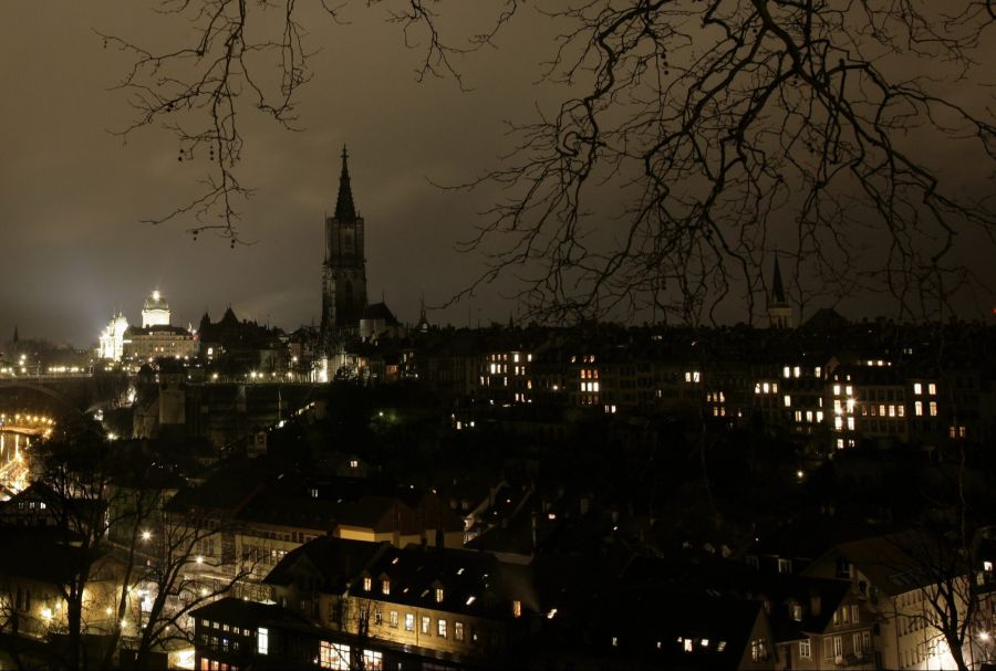 Die Stadt Bern hat schon mehrfach an der «Earth Hour» teilgenommen. (Archiv 2009)