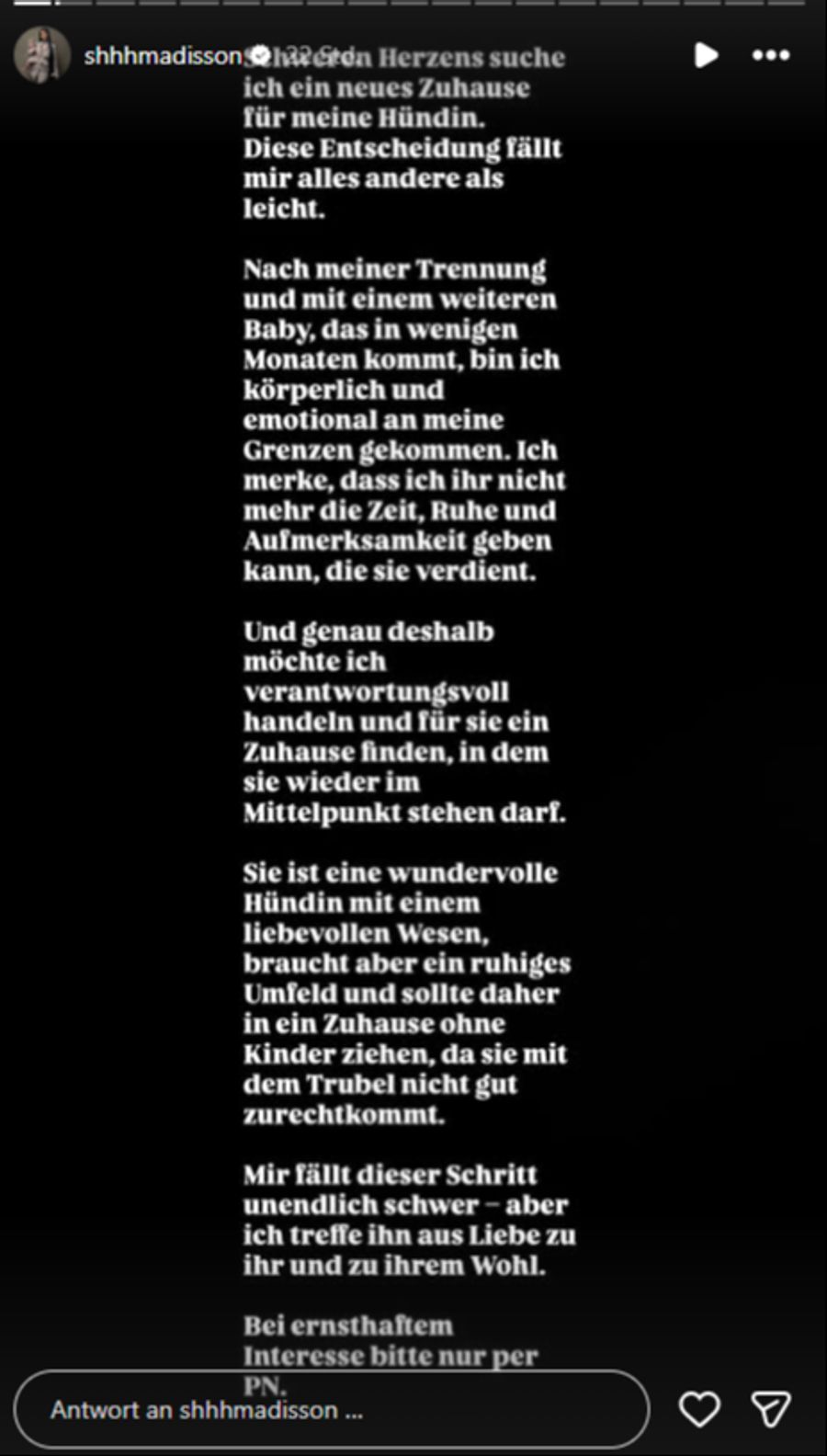 Sie sei körperlich und emotional an ihre Grenzen gekommen, sagt die Zürcherin.