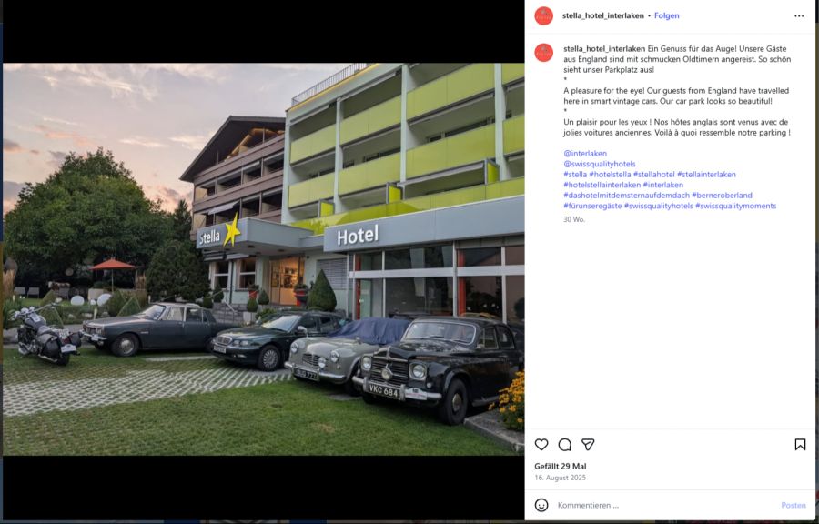 Tourismus Interlaken Krieg