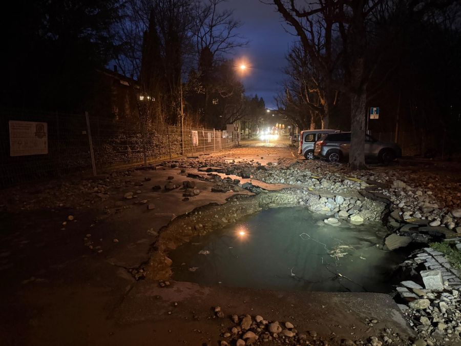In der Thormannstrasse klafft ein grosses Loch.