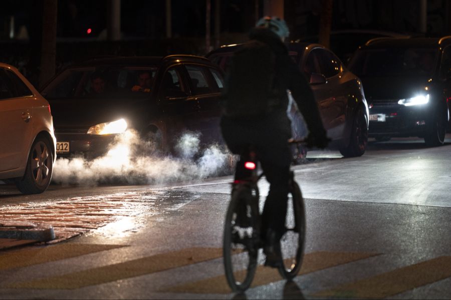 Velofahrer waren im Gegensatz dazu unvorsichtiger.