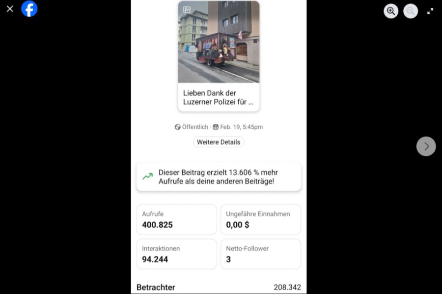 Der Beitrag ging auf Facebook viral – und wie.