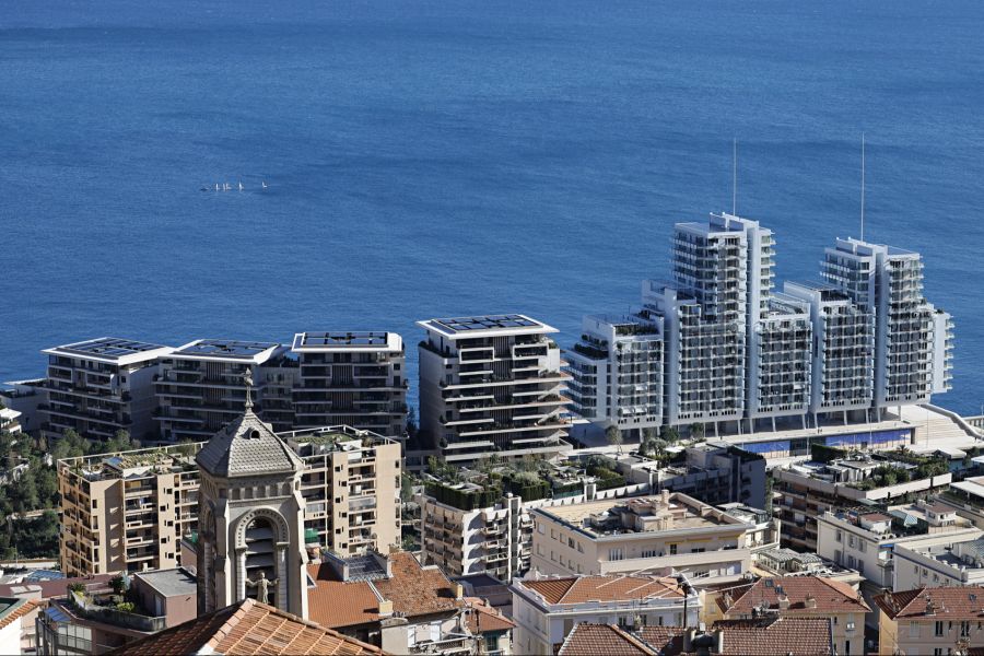 Sie befindet sich im «Le Renzo» (rechts) im Nobelviertel Mareterra in Monaco.