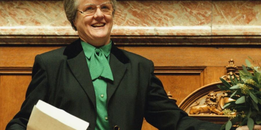 Als Nationalrätin von 1983 bis 1999 prägte die Luzernerin Judith Stamm (CVP) die Schweizer Gleichstellungspolitik. (Archivbild)