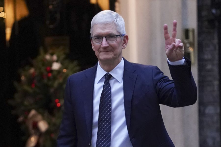 «Peace Out»: Tim Cook (65) tritt als Apple-CEO zurück.