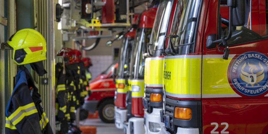 Die Berufsfeuerwehr der Rettung Basel-Stadt stand im vergangenen Jahr mehr im Einsatz. (Archivbild)