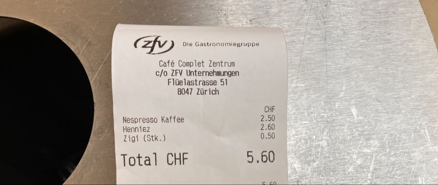 Uni Zürich Zigarette