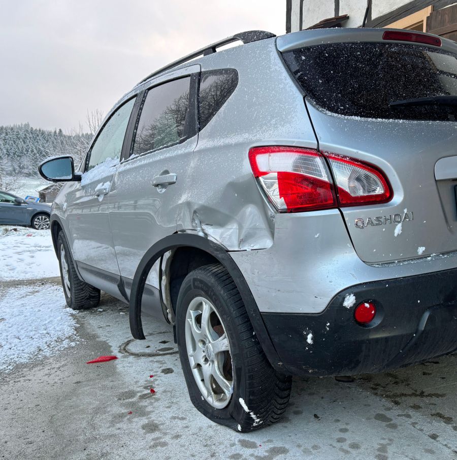 Bei den Unfällen wurde niemand verletzt.