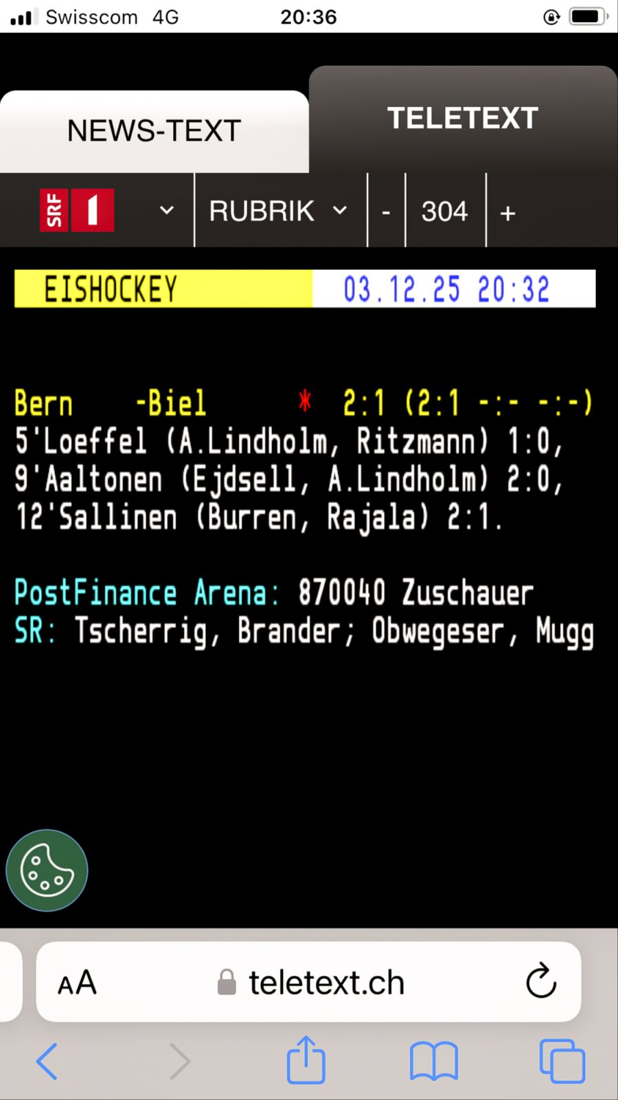 Teletext SLAPSHOT