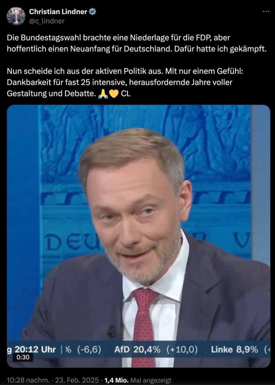 FDP Christian Lindner