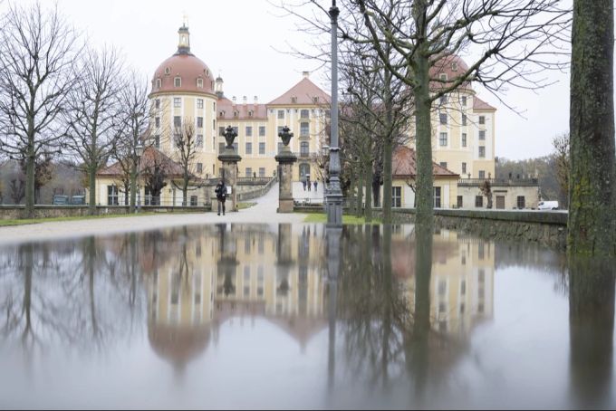 Das Schloss Moritzburg in Sachsen (D) war einer der Drehorte von «Drei Haselnüsse für Aschenbrödel». (Archivbild) «Drei Haselnüsse für Aschenbrödel»