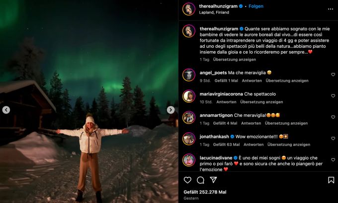Michelle hat vor Freude geweint. michelle hunziker
