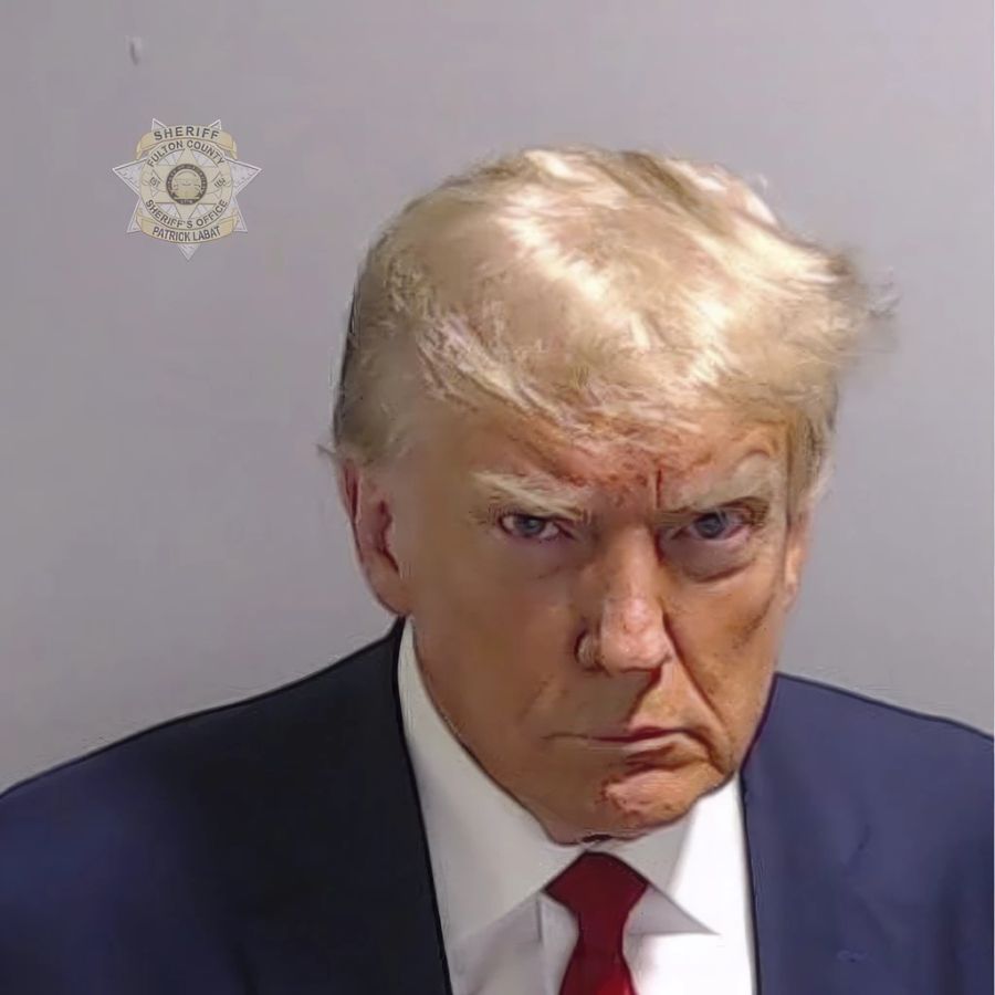 Polizeifoto Trump