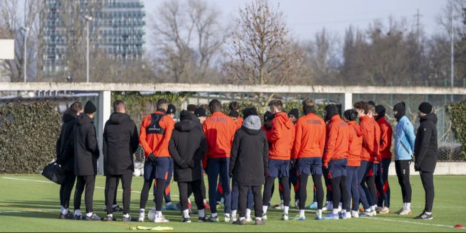 Der FC Basel trainiert in der Heimat. FC Basel