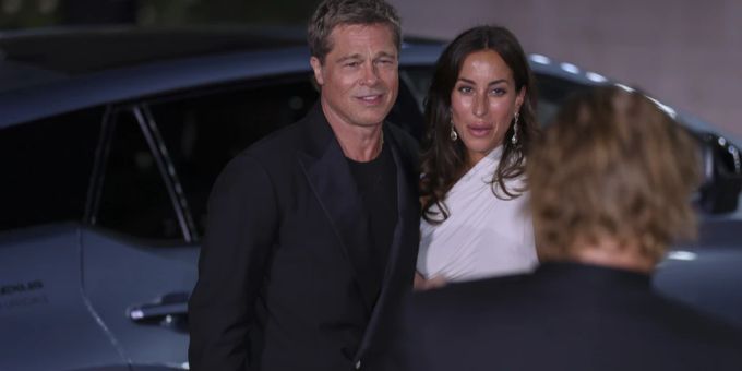 Brad Pitt mit seiner Freundin Ines de Ramon im September 2024. (Archivbild) Brad Pitt euro