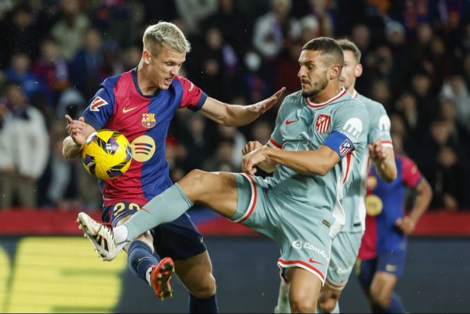 Mit Dani Olmo würde der FC Barcelona einen Leistungsträger verlieren. FC Barcelona