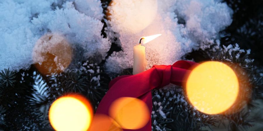 neuschnee alpen weihnachten