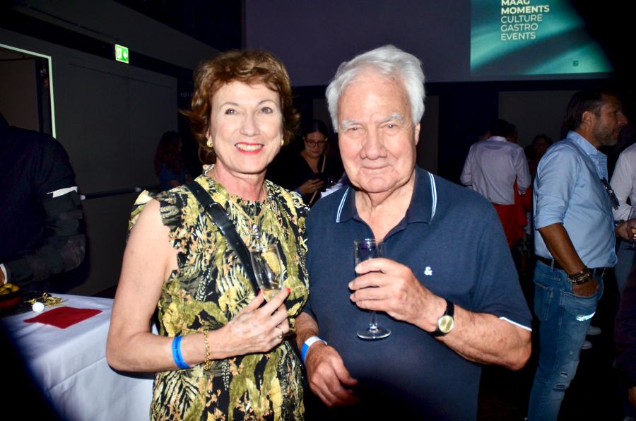 Kultur trifft Kultur: Der ehemalige Zürcher Kulturchef Jean-Pierre Hoby mit seiner Partnerin Verena Stauffacher.