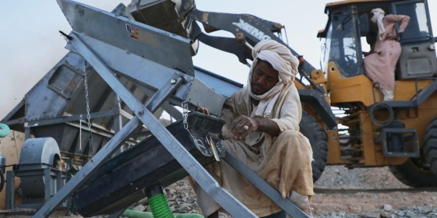Goldabbau im Sudan. (Archivbild)